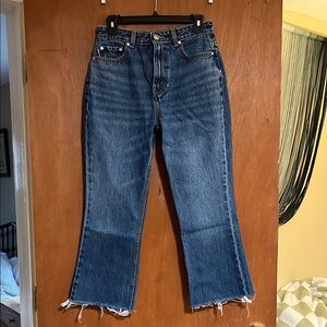 GANNI cropped flared jeans